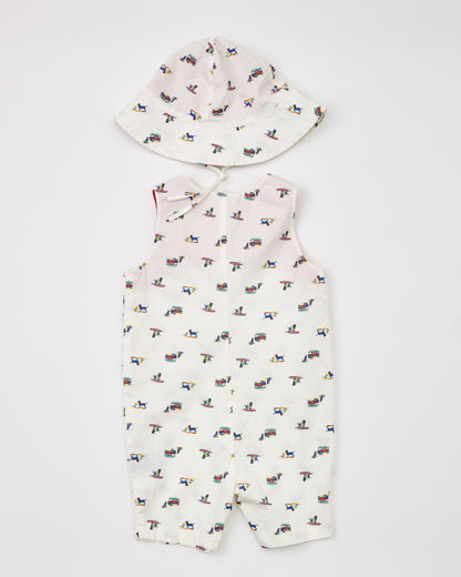 Lil Kids Summer Vibes Shortall