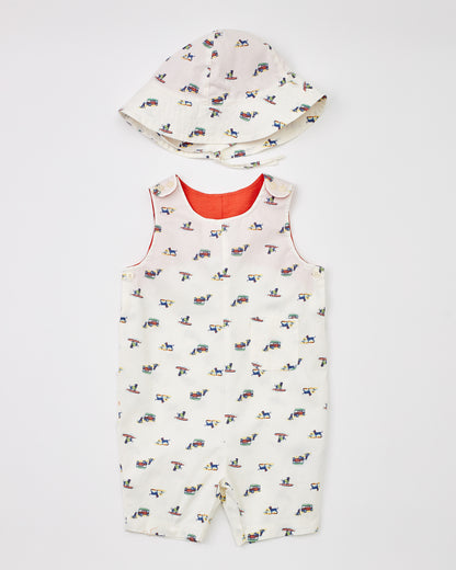 Lil Kids Summer Vibes Shortall
