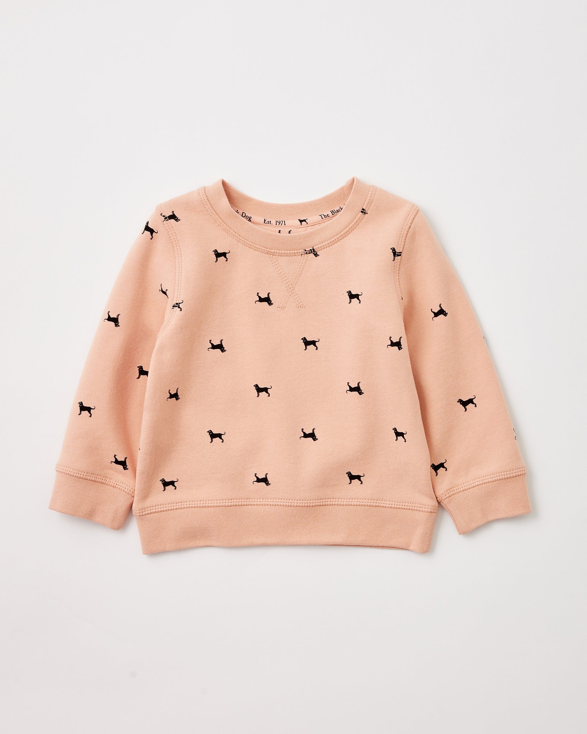 Lil Kids Tossed Dog Crewneck Sweatshirt