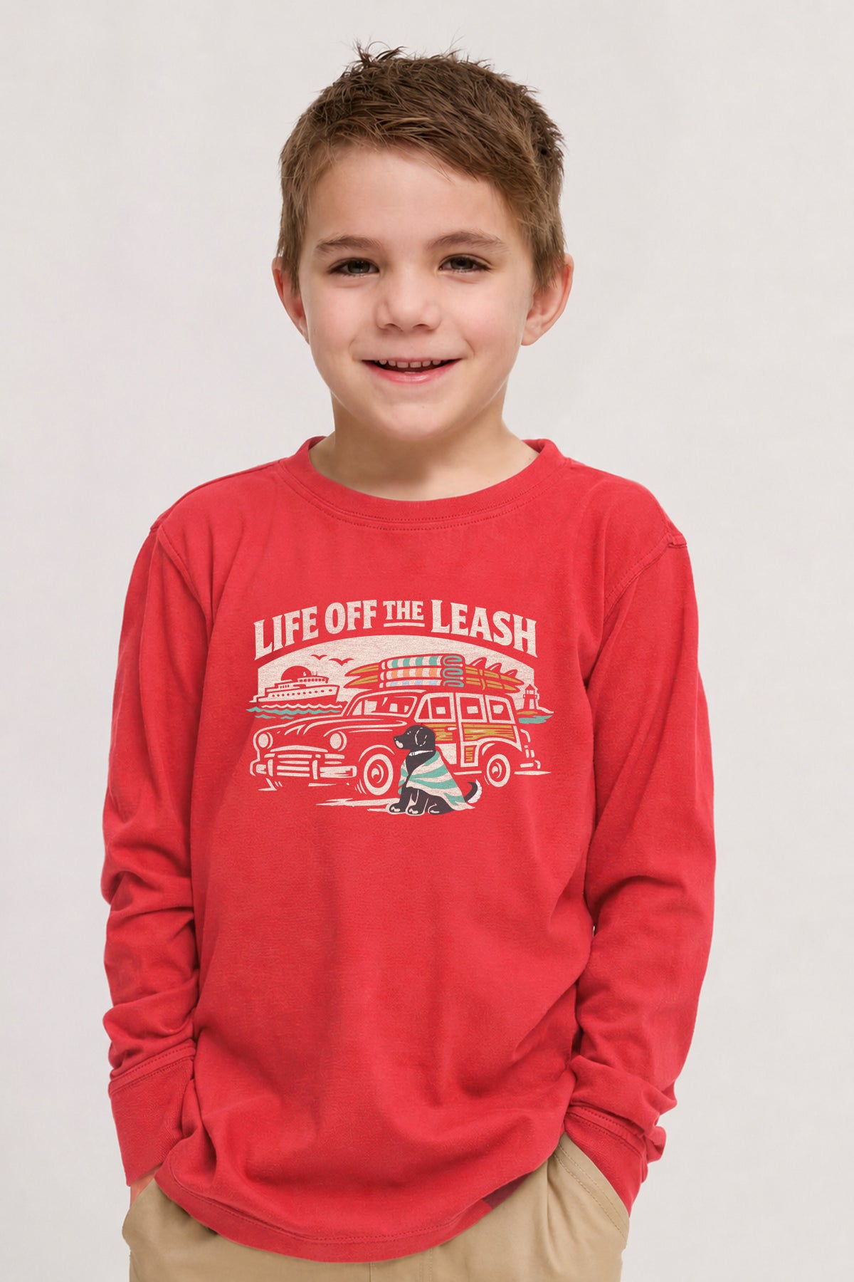 Lil Kids Beach Day Tee