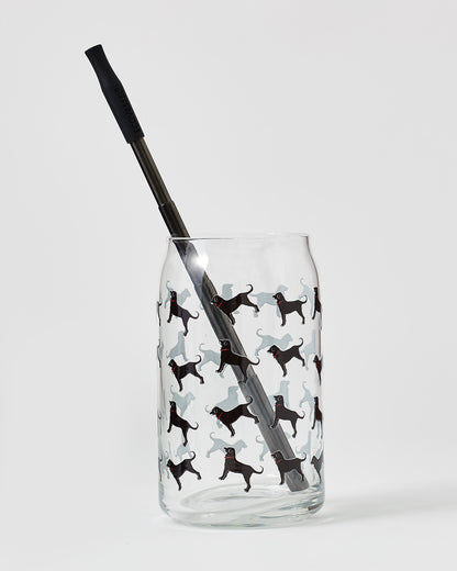 Black Dog Stainless Straw Set