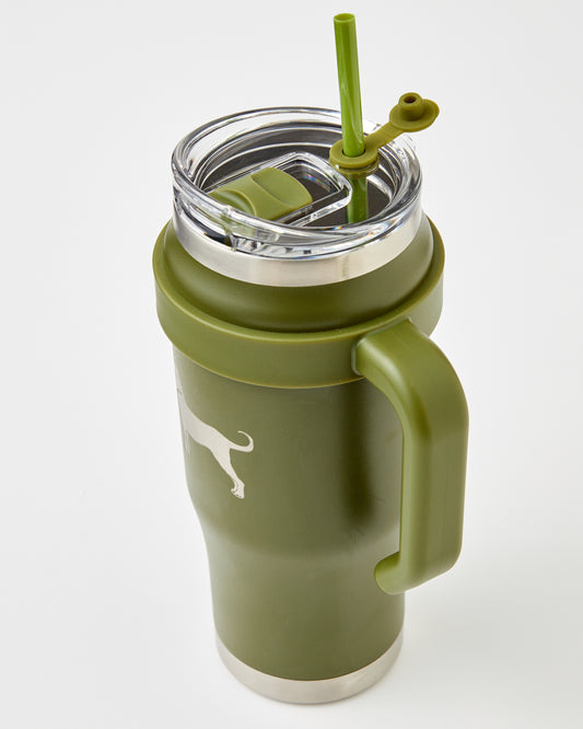 Black Dog Outlander Travel Mug 32 oz (Green)