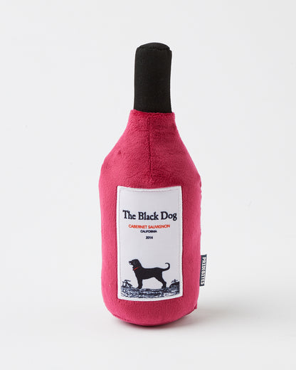 Wine Bottle Plush Dog Toy