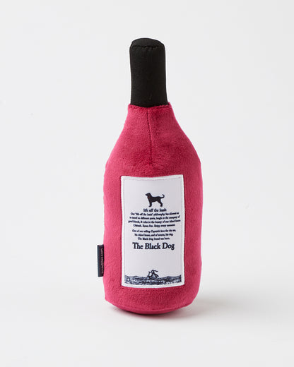 Wine Bottle Plush Dog Toy