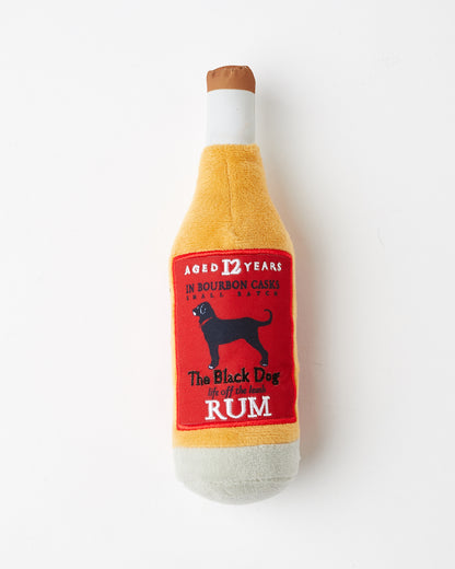 Rum Bottle Plush Dog Toy