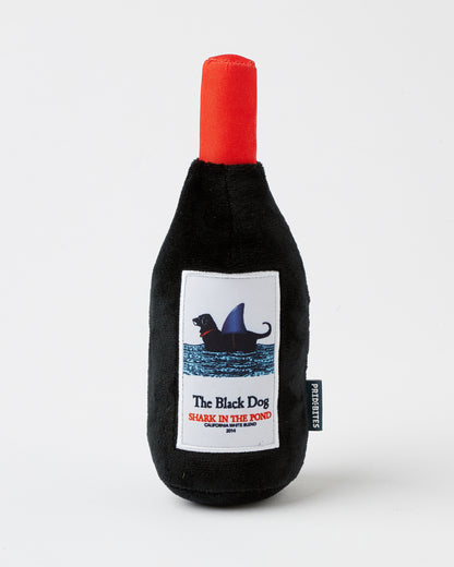 Wine Bottle Plush Dog Toy