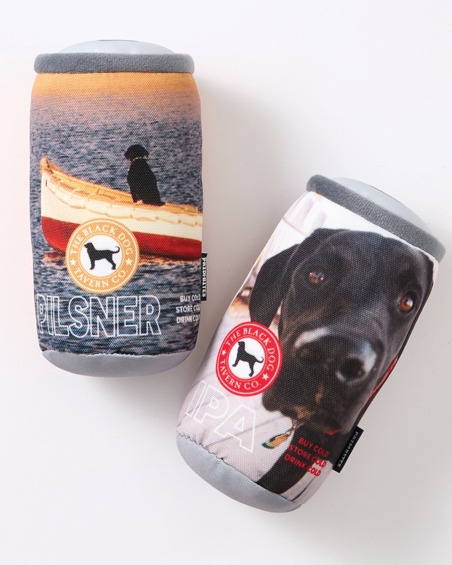 Black Dog Beer Can Dog Toy