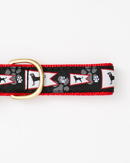 Black Dog Burgee Dog Collar