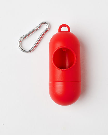 Black Dog Poop Bag Holder