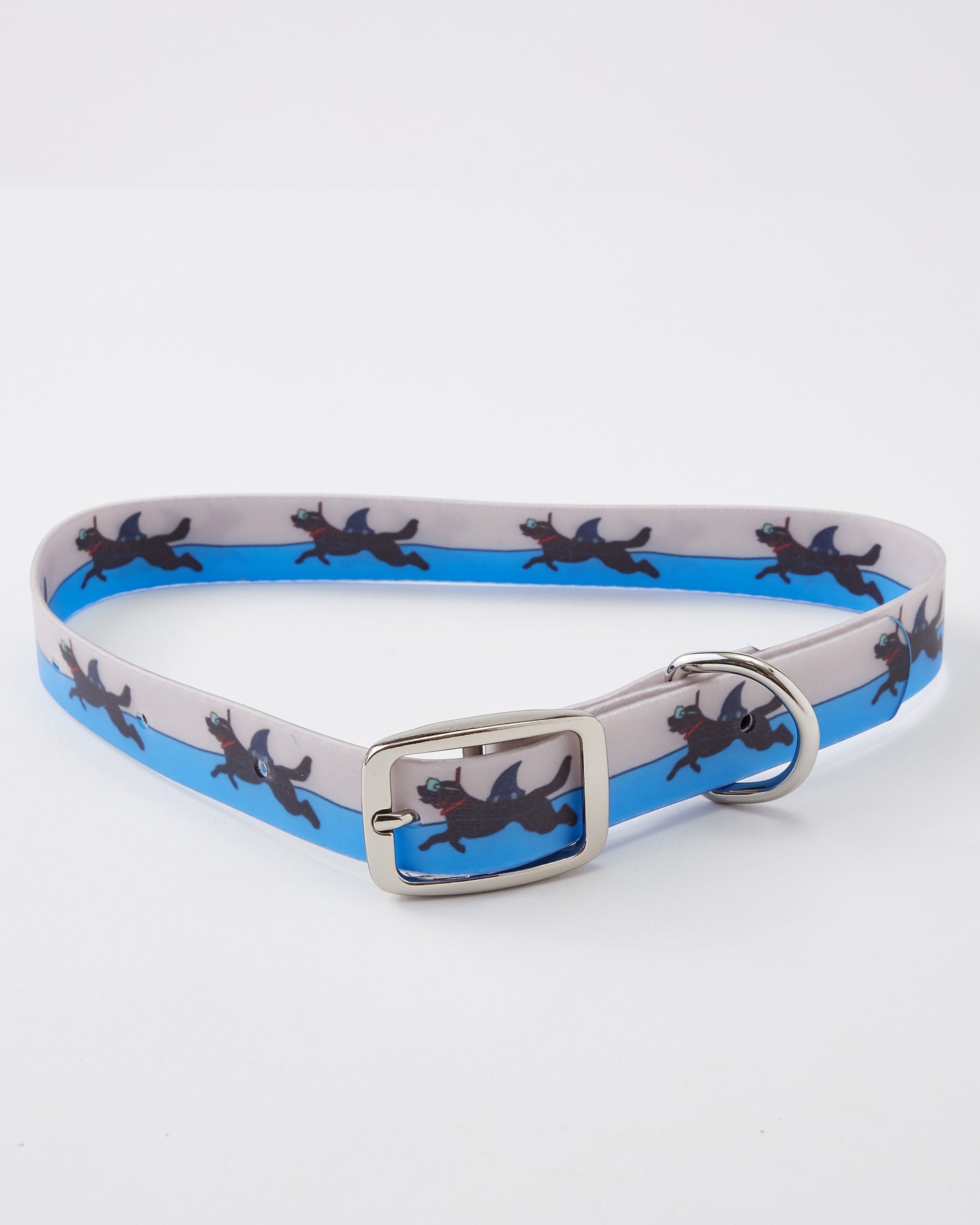 Shark Waterproof Nylon Dog Collar