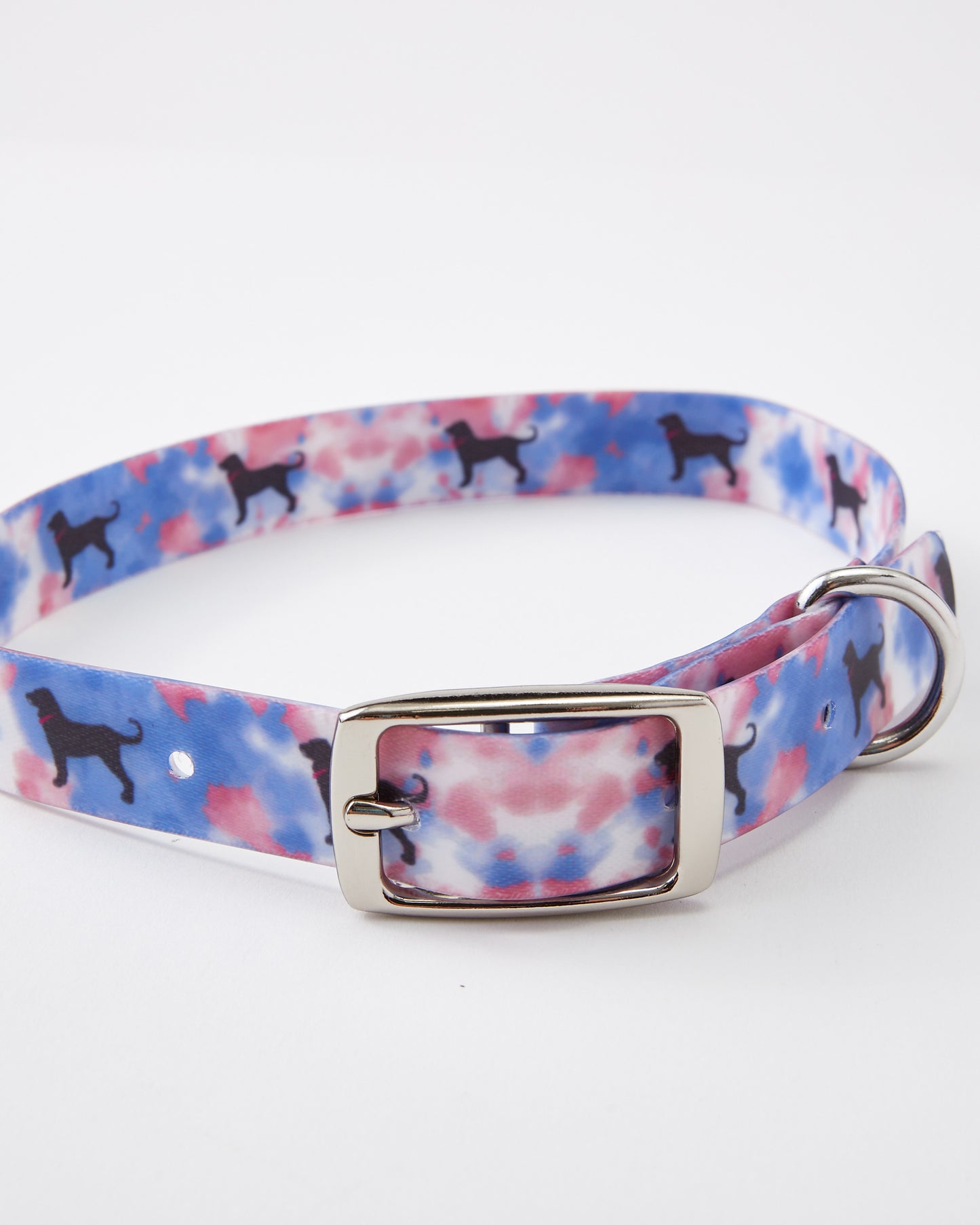 Tie Dye Waterproof Nylon Dog Collar