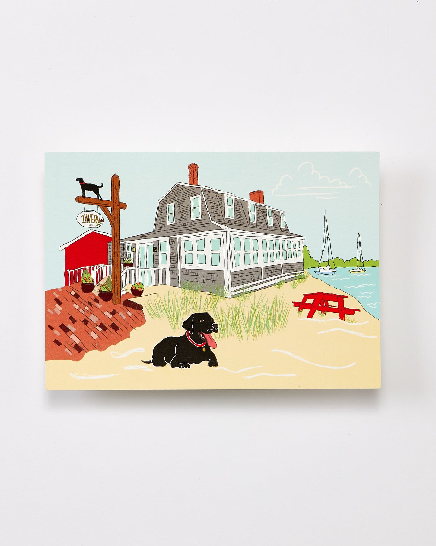 Black Dog Tavern Postcard