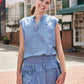 Ladies Chambray Skater Skirt