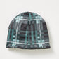 Adult Black Dog Plaid Fleec Lined Hat