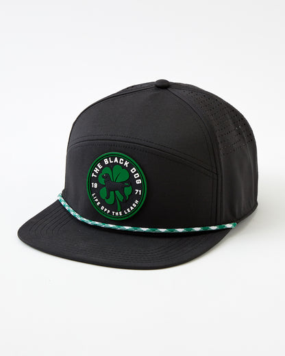 Adult Shamrock Patch Rope Hat