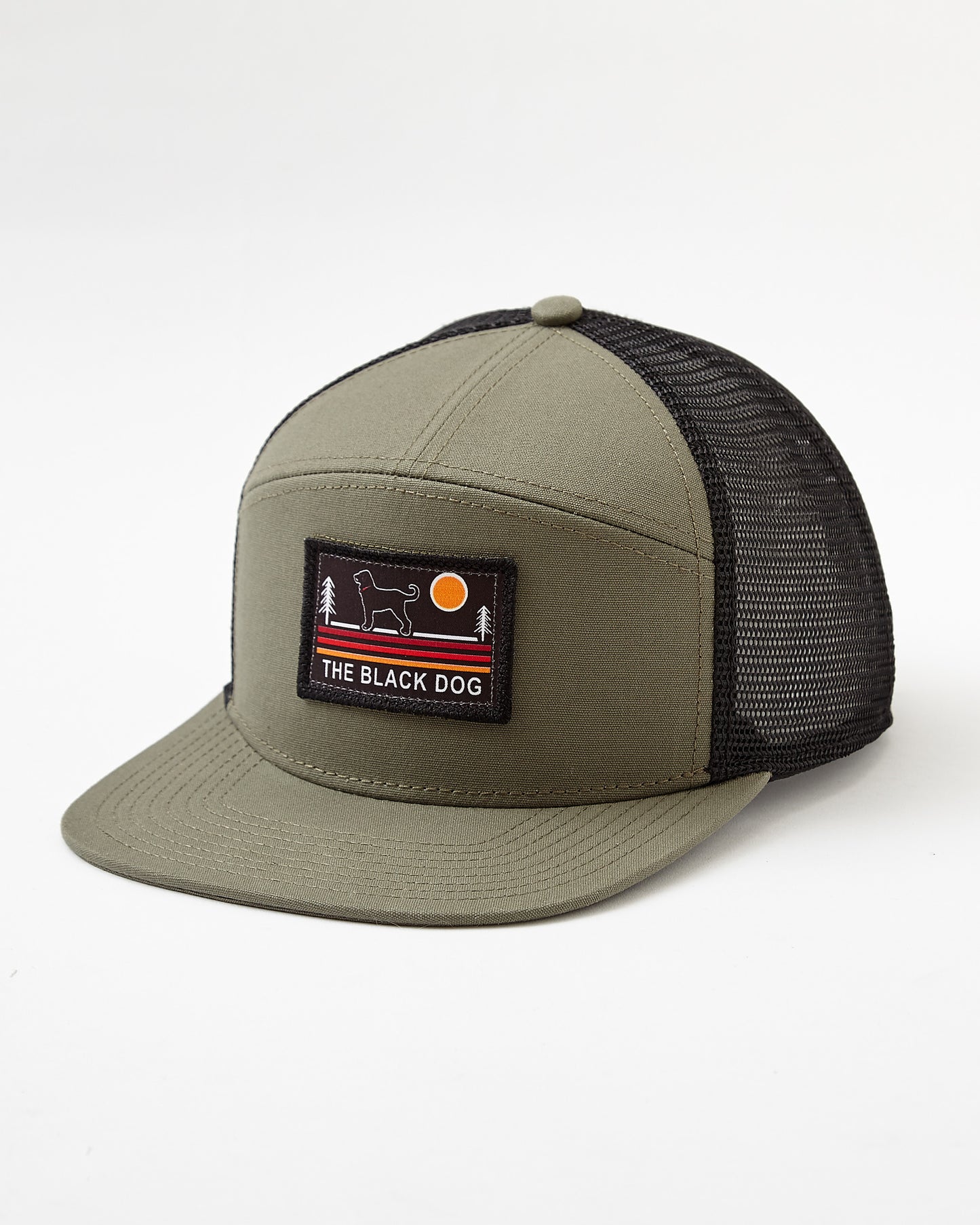 Adult Hopback 7 Panel Hat Ripstop