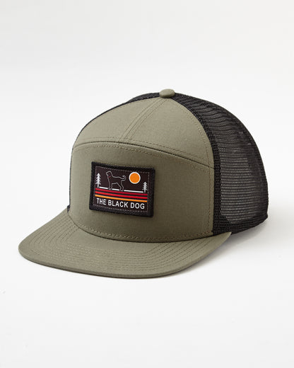 Adult Hopback 7 Panel Hat Ripstop