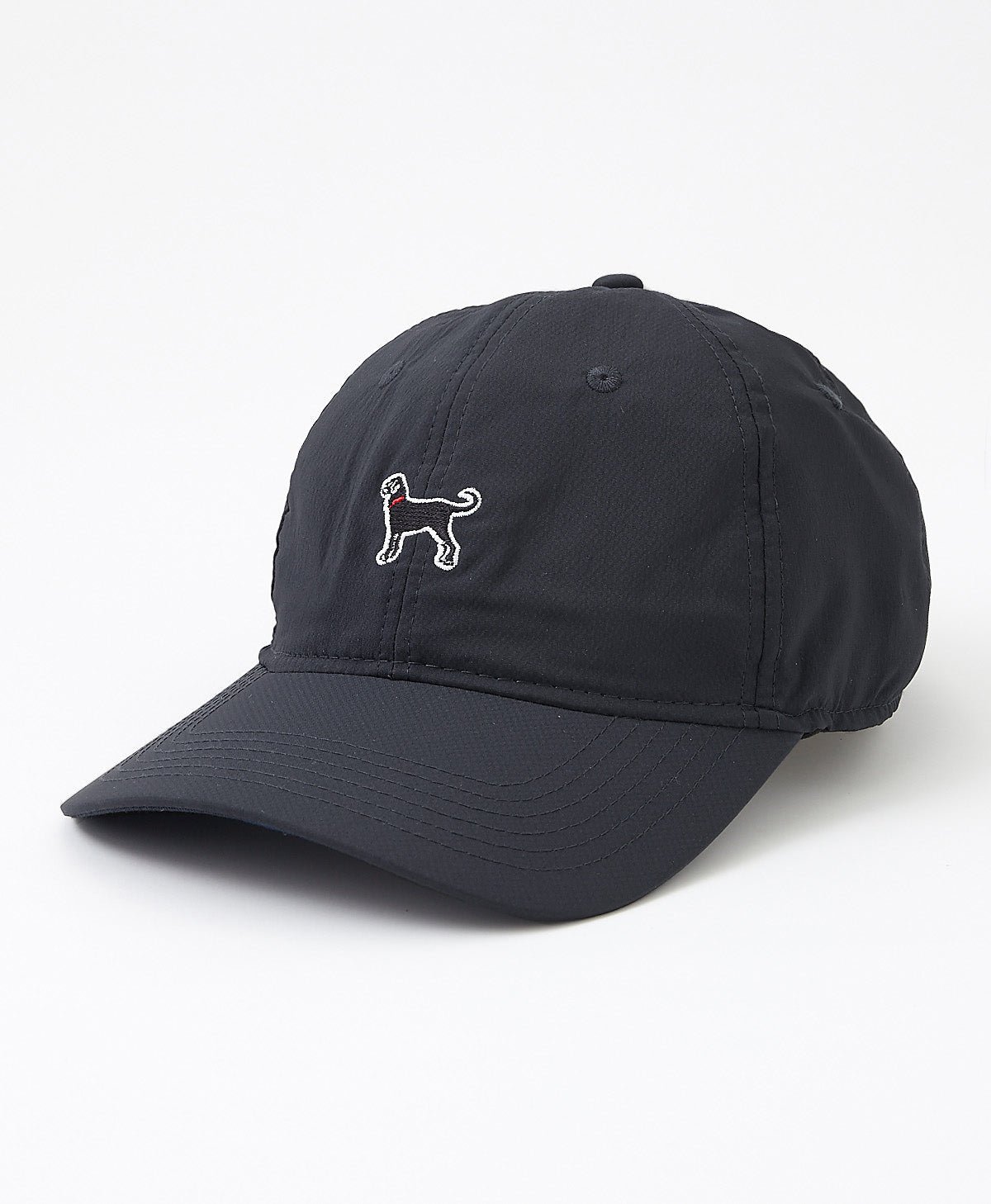 Black dog sales baseball cap