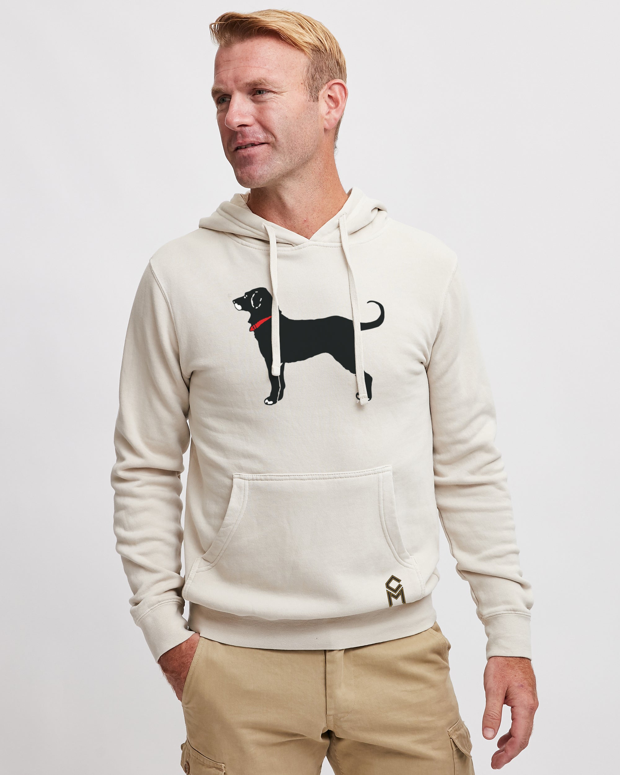 The black hotsell dog hoodie