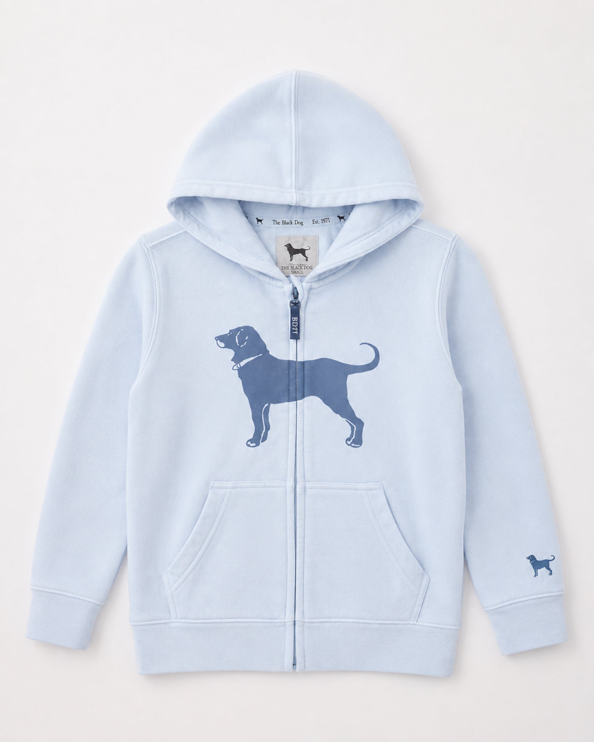 Kids Classic Full Zip Hoodie Sweatshirt – The Black Dog