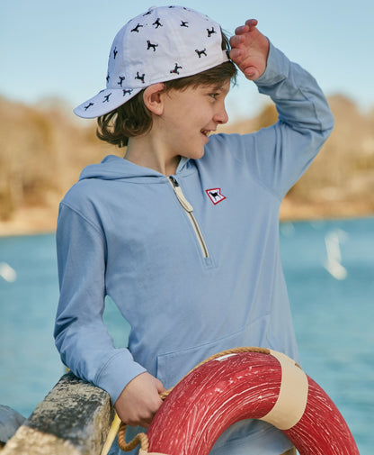 Kids Quarter Zip Cadet Hoodie