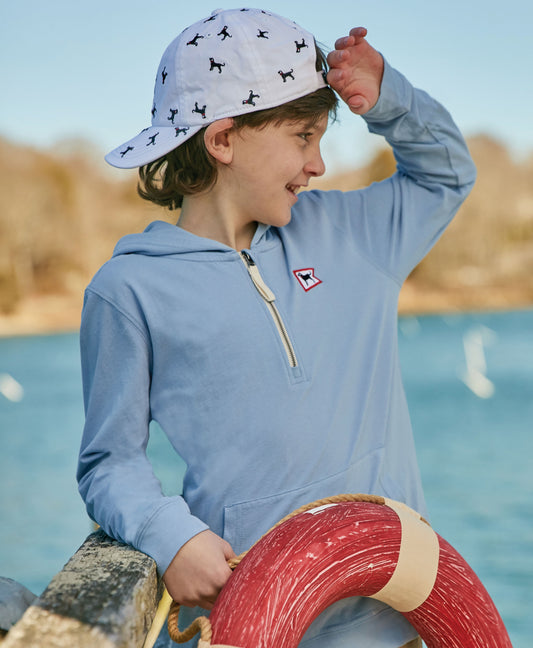 Kids Quarter Zip Cadet Hoodie
