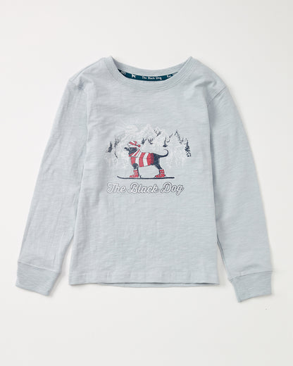 Kids Longsleeve One More Run Slub Tee