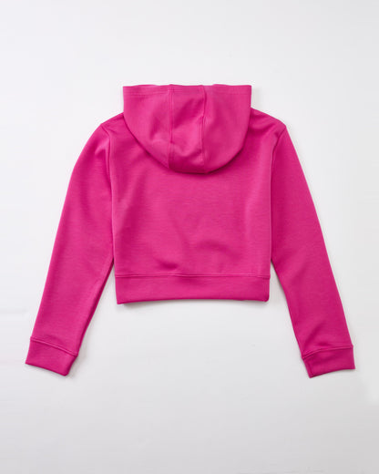 Kids Night In Crop Hoodie