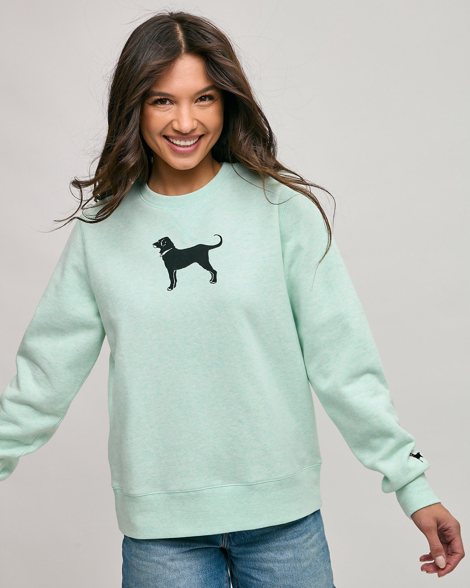 Ladies Classic Crewneck Sweatshirt FIGGY GARMENT DYE / SMALL