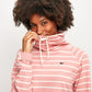 Ladies Classic Stripe Chappy Cowlneck