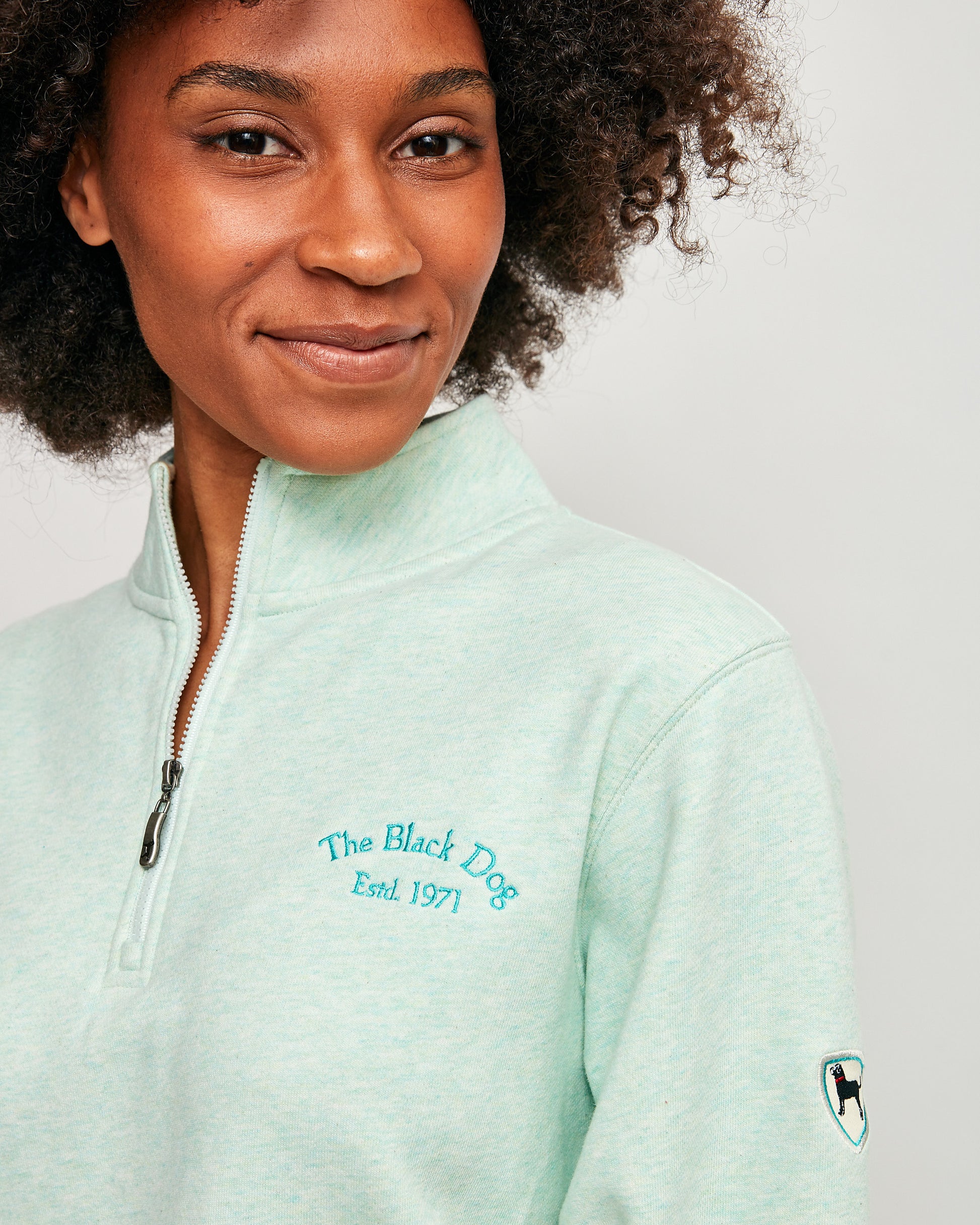 Ladies Navigator Quarter Zip – The Black Dog
