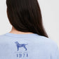 Ladies Dog Stamp Longlseeve Tee