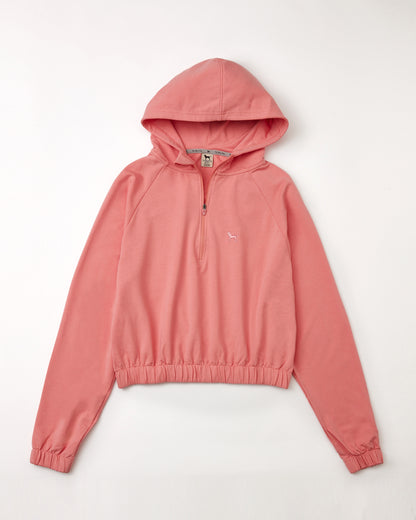 Ladies Tarpaulin 1/2 Zip Hoodie