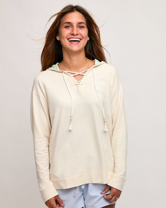 Ladies Tarpaulin Tie Sweatshirt