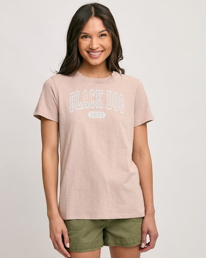 Ladies Slub Collegiate Shortsleeve Tee
