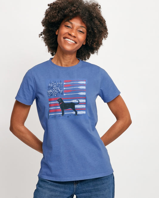 Ladies Classic Oars & Buoys Shortsleeve Tee