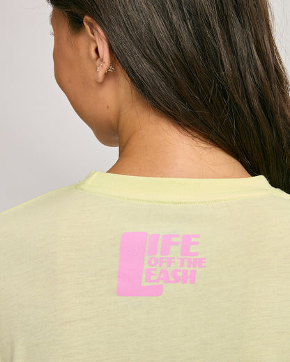 Laides Washburn Tie Dye Dog Longsleeve Tee