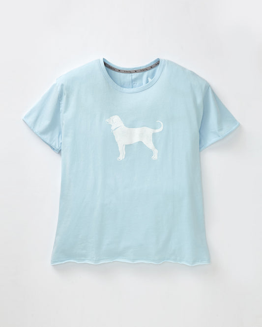 Ladies Raw Edge Shortsleeve Tee