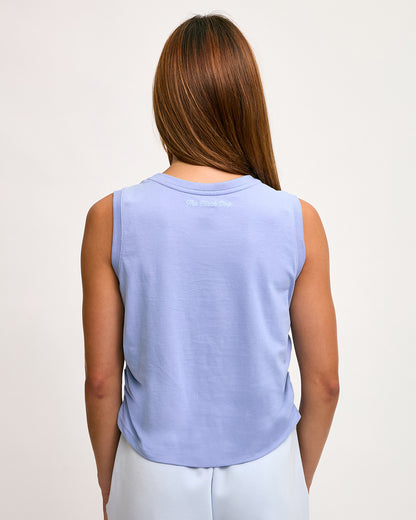 Ladies Ruched Sleeveless Tee