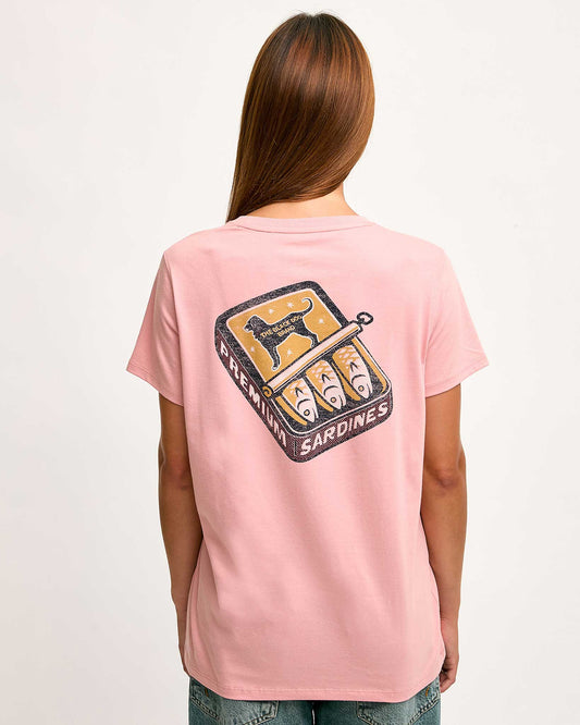 Ladies Hooked on Sardines Shortsleeve Tee