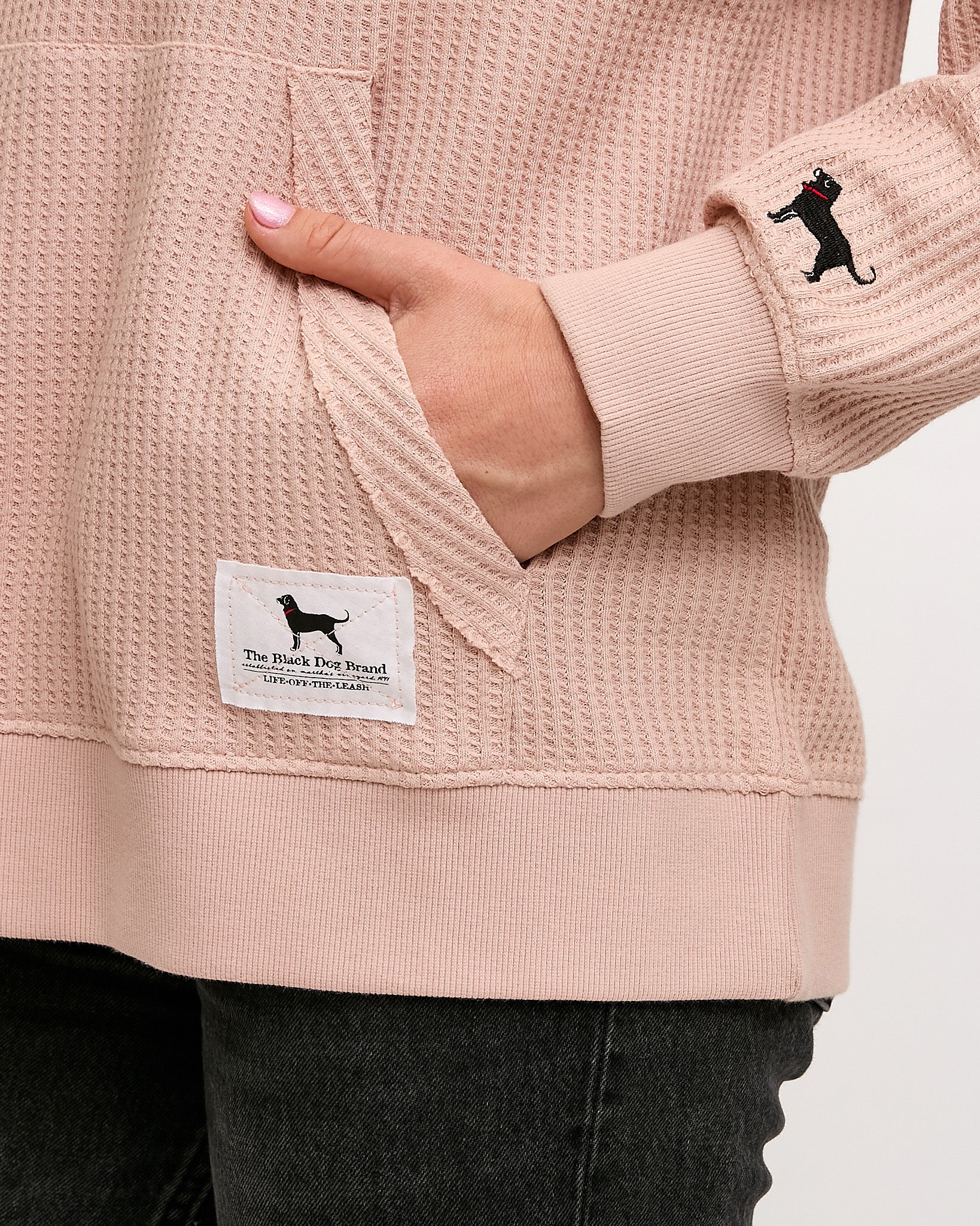 Dukes County Waffle Hoodie – The Black Dog