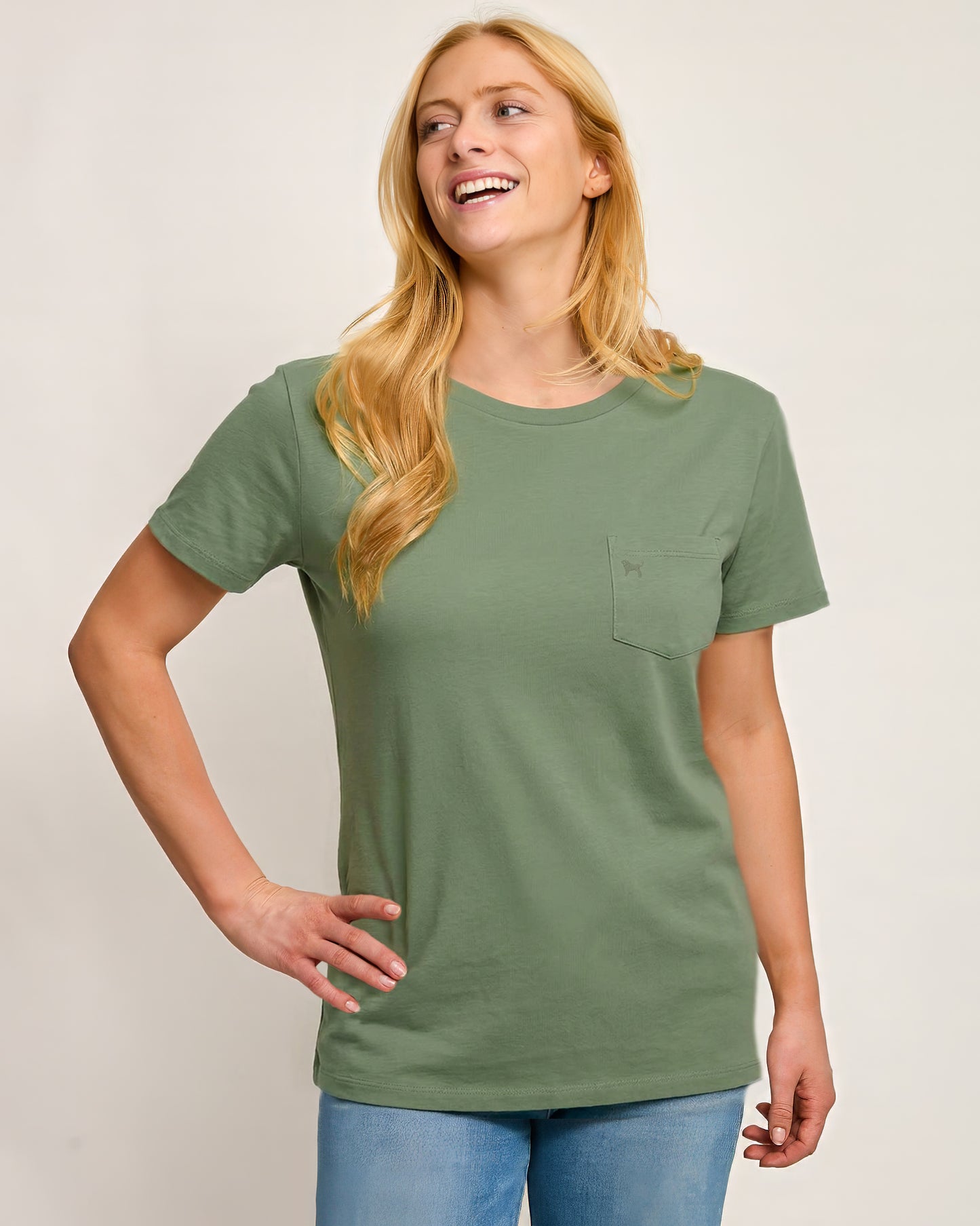 Ladies Tisbury Shortsleeve Pocket Tee