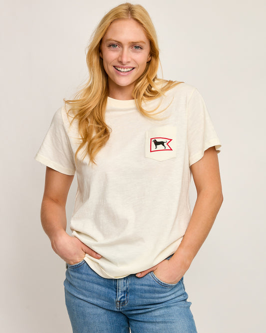 Burgee Shortsleeve Slub Pocket Tee