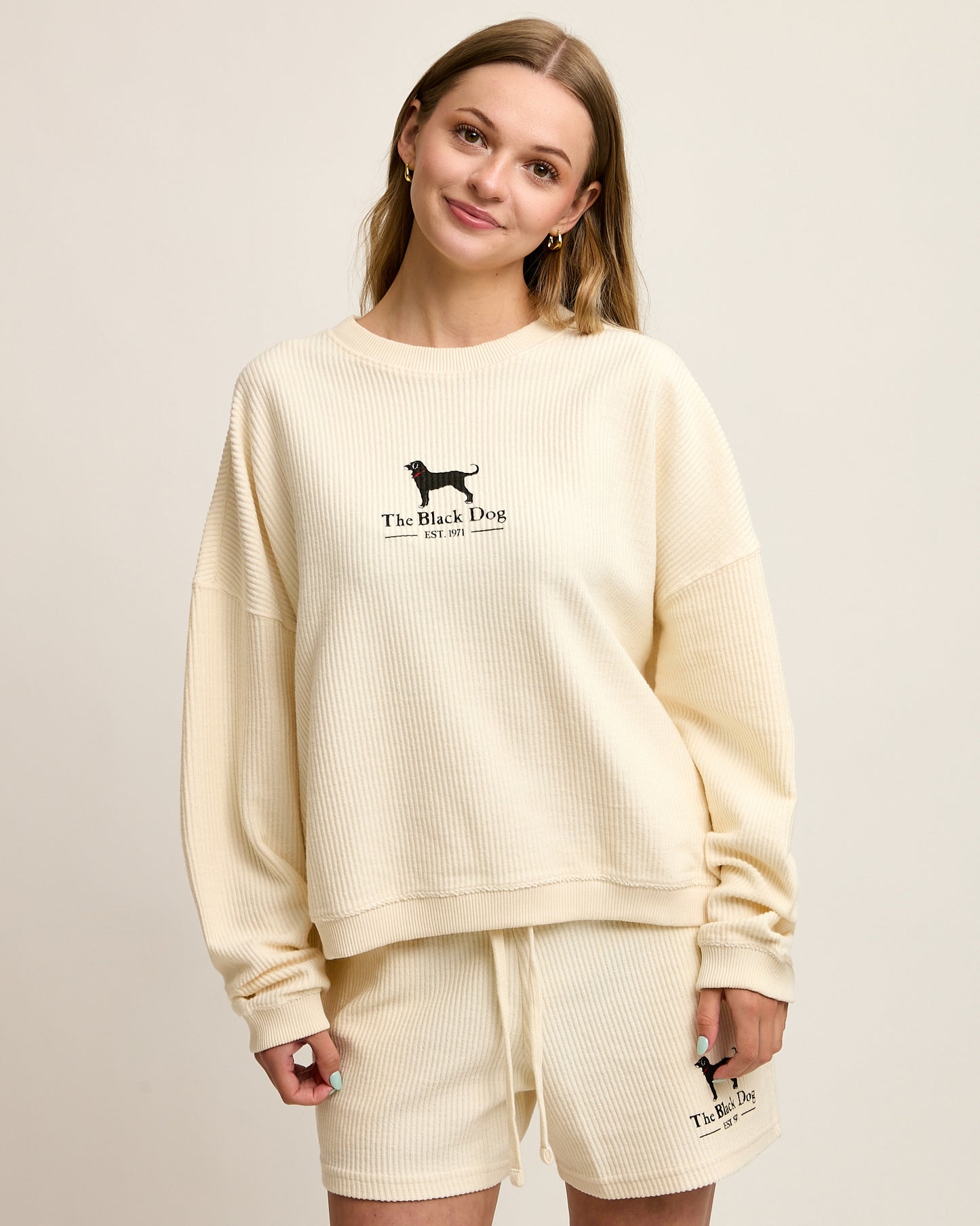 Golden Hour Corduroy Crewneck