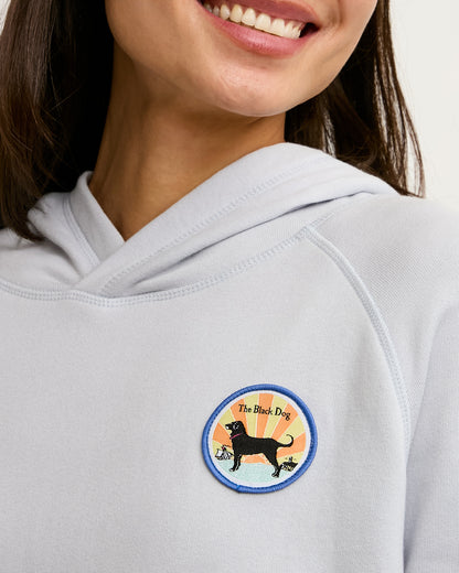 Ladies Tidewashed Snap Hoodie