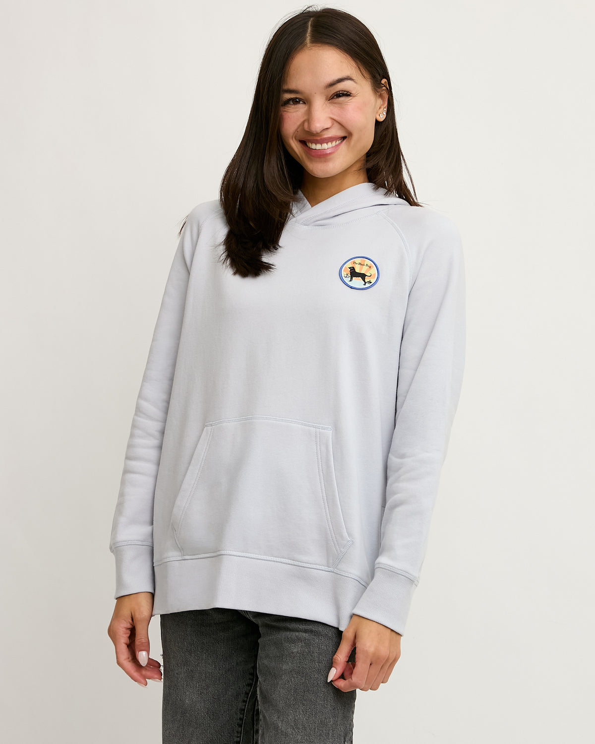 Ladies Tidewashed Snap Hoodie