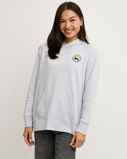 Ladies Tidewashed Snap Hoodie