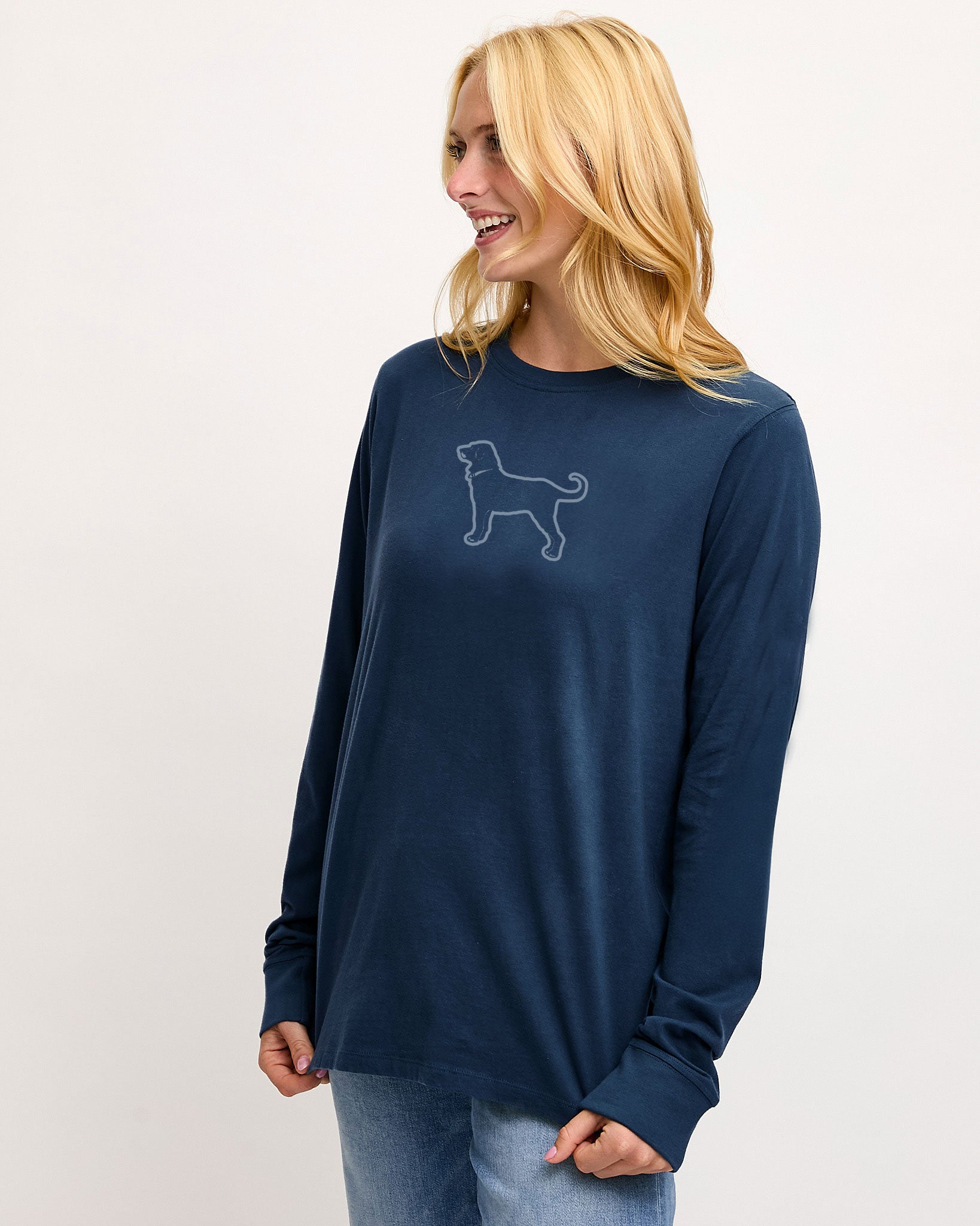 Ladies Classic Longsleeve Tee – The Black Dog