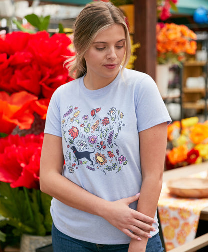 Ladies Petals Tri-blend Shortsleeve Tee