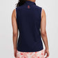 Ladies Golf Sleeveless Zip Top